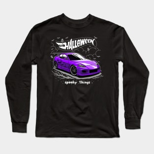 Halloween Mazda RX8 Purple Long Sleeve T-Shirt